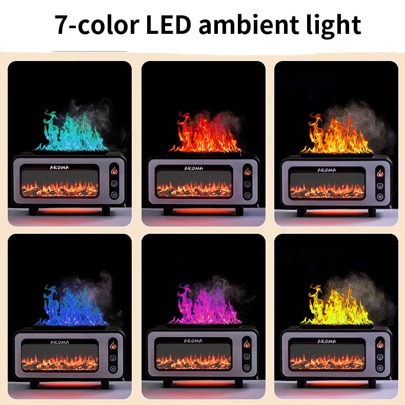 Ultrasonic Flame Oil Diffuser