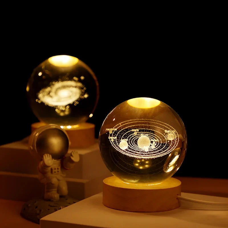 Luminous Crystal Sphere