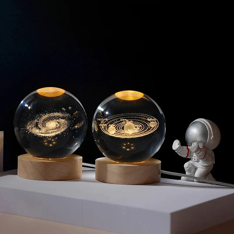 Luminous Crystal Sphere