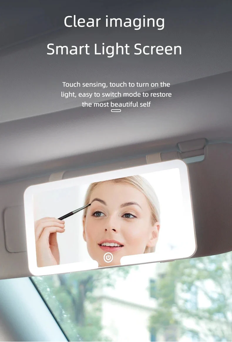 LumiView LED Car Vanity Mirror
