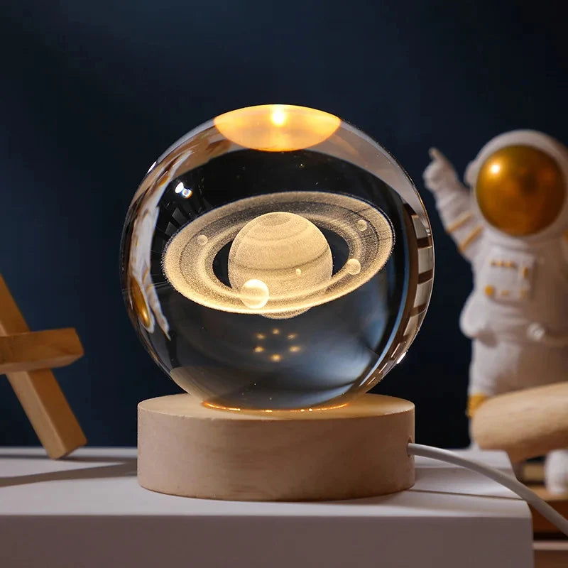 Luminous Crystal Sphere