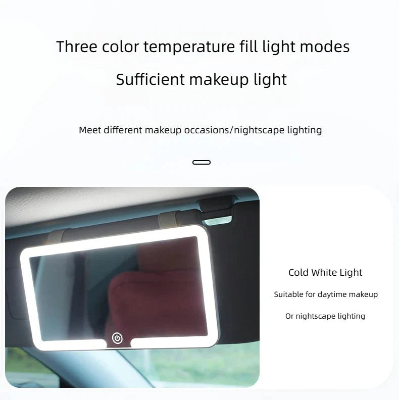 LumiView LED Car Vanity Mirror
