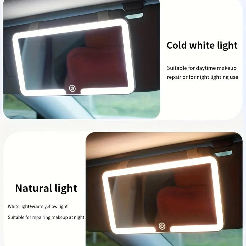 LumiView LED Car Vanity Mirror