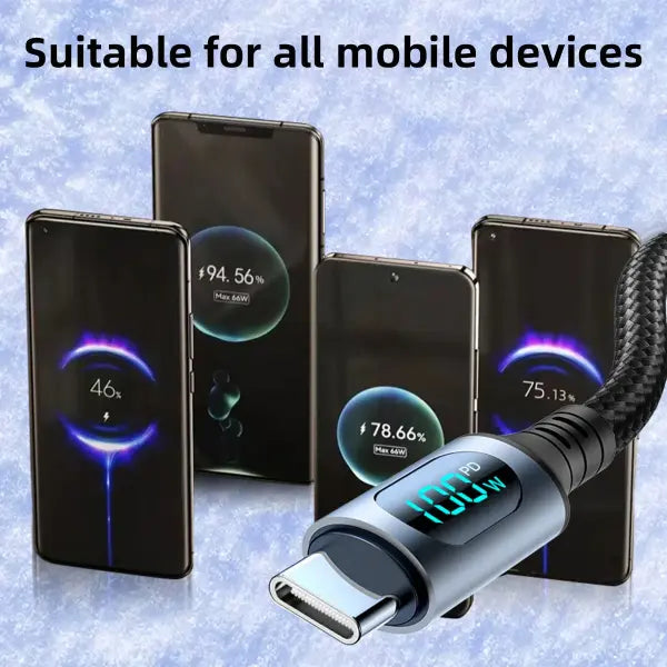 VoltSync Digital Display Charging Cable