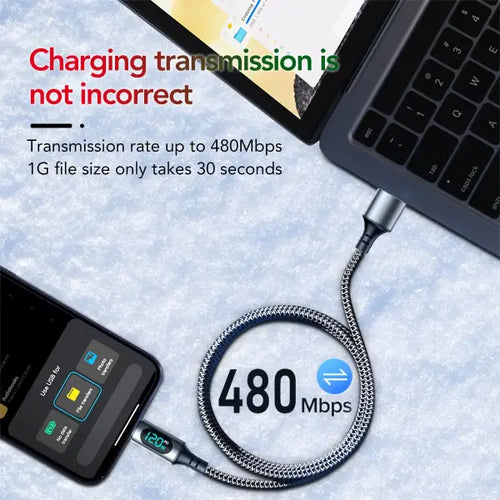 VoltSync Digital Display Charging Cable